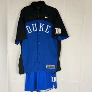 Men’s Nike Elite Duke warmup with shorts and jersey